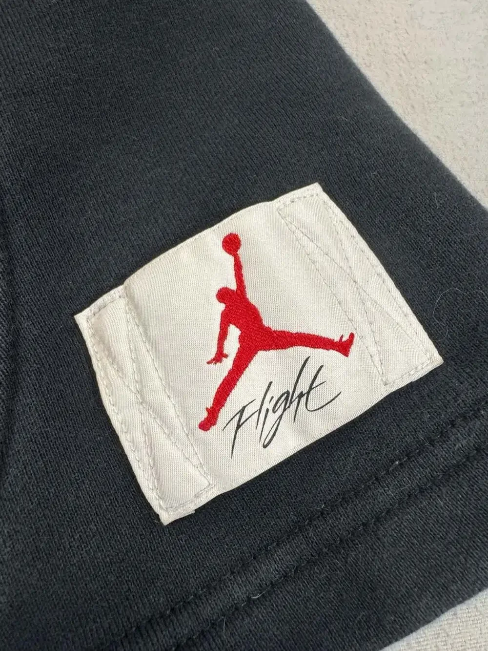 Jordan Flight Fleece Shorts Size M Black Cotton Blend Sweat Shorts